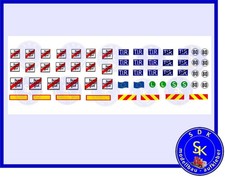 57 tlg. LKW Truck Aufkleber-Set Decals TIR Fe...