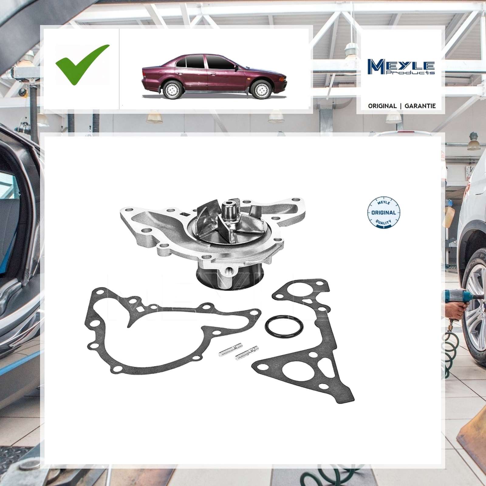 Meyle Wasserpumpe MITSUBISHI GALANT VI (EA_) 2.5 V6 24V (EA5A)