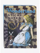 Wonderland Sticky Notes - Unemployed Philosophers Guild - NEW