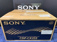  -NEW IN OPEN BOX- Sony 300 Disc CD/DVD Changer Player CDP-CX355