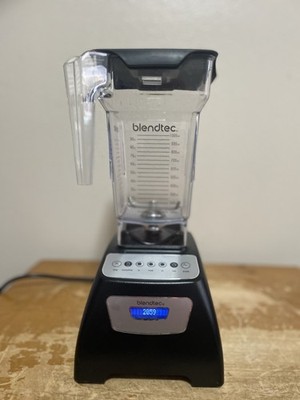 Blendtec Total Blender Classic 570 W/ Jar And Lid CTB2  Black 2059 Cycle Count