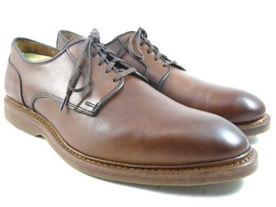 Allen Edmonds "WALKER" Plain-toe Leather Derby 13 E Chili USA WORN ONCE  (765N) | eBay