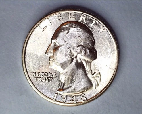 1948-D Washington Quarter  BU  **326-6