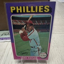 Topps 1975 Tony Taylor #574 Philadelphia Phillies Baseball Card
