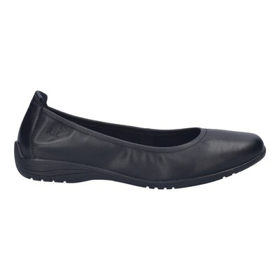 josef seibel fenja 01 black calf leather ballerina return item 37eu 6us