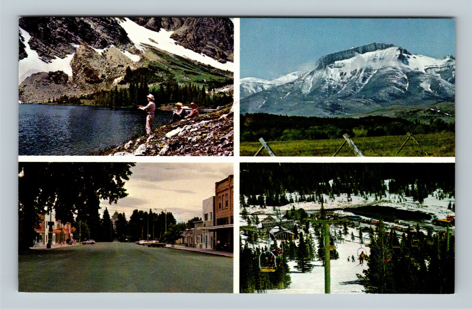 Choteau MT, Rockies Foothills, Motels, Montana Vintage Postcard eBay