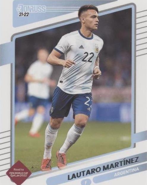 2021-22 Panini Donruss Road to Qatar Lautaro Martinez #5 - 1 of 1