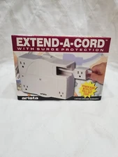 Arista Extend-a-Cord Surge Protector Power Center with 6 ft Extension Cord - New