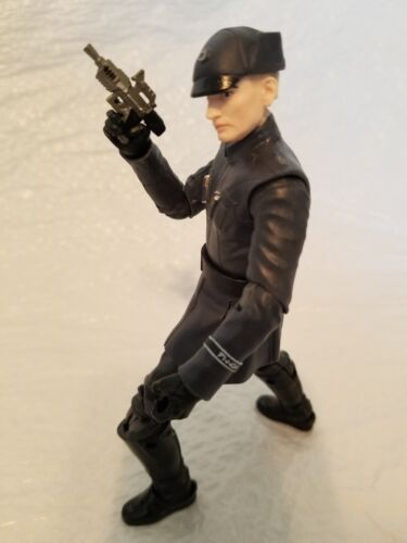 Used Hasbro Star Wars Black Series Force Awakens First Order Officer Complete - Picture 3 of 7