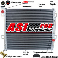 ASI 2 ROW Aluminum Radiator For 2003-2009 05 Toyota 4Runner Lexus GX470 4.7L V8