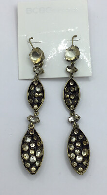 BCBGeneration Rhinestone Dangle Earrings 4 