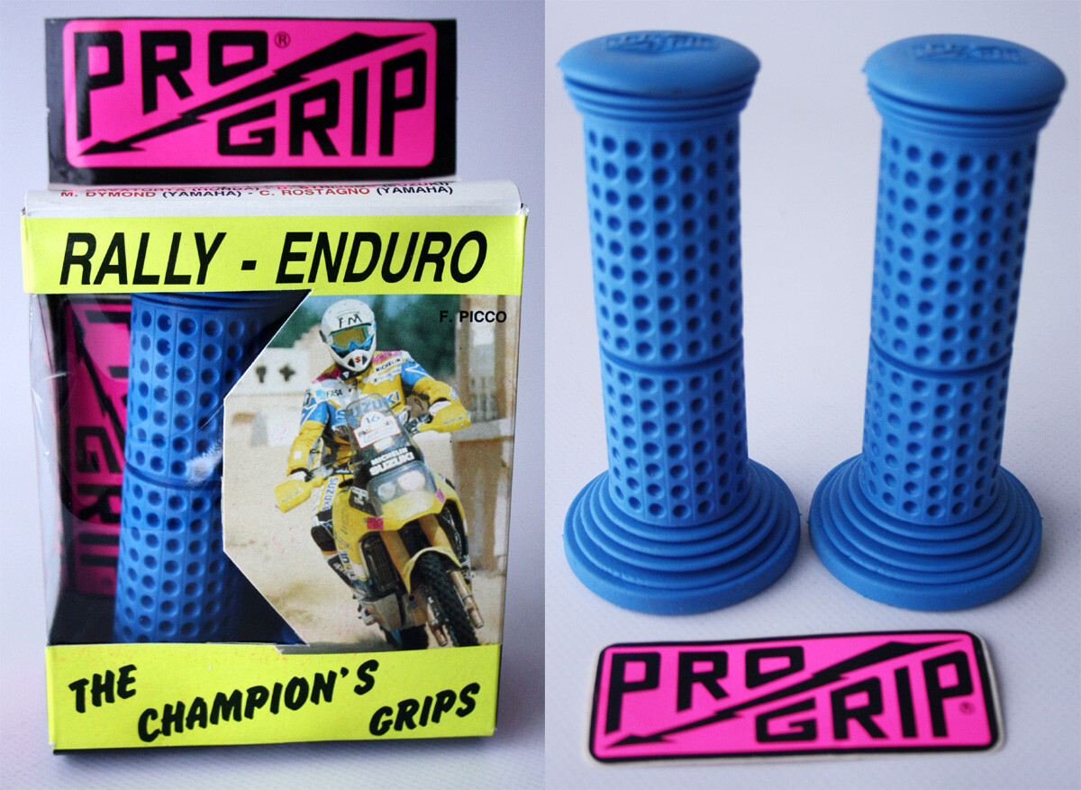 VINTAGE 80'S OLD SCHOOL BMX GRIPS PRO GRIP CASSANO ENDURO YZ CR