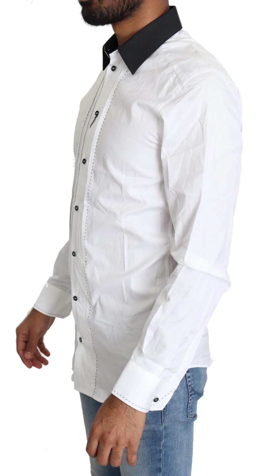 White Cotton Formal Dress Shirt eBay
