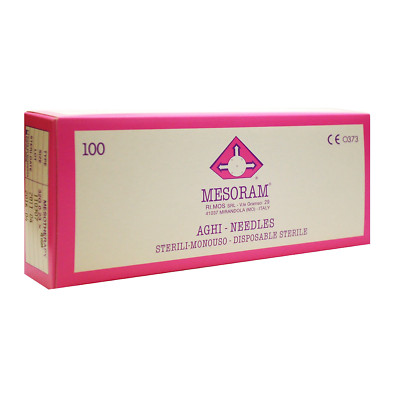 Mesoram  Micro-Injektions Nadeln verschiedene Größen Box mit 100 Stk.