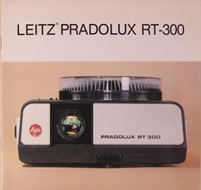 Original 1980 LEITZ Brochure: LEITZ PRADOLUX RT-300 Slide Projector
