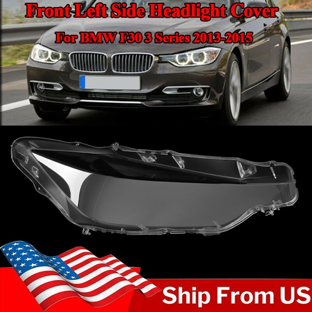 Left & Right Headlight Lens Cover Fit for 20132015 BMW F30 F31 320i