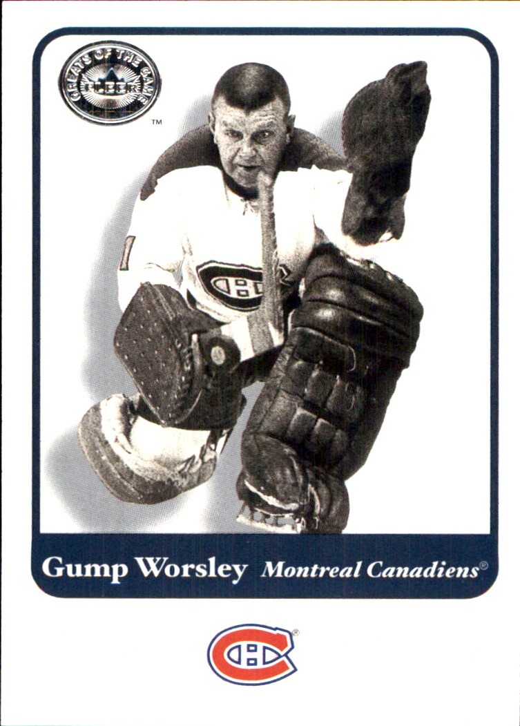 2001-02 Fleer Greats of the Game #88 Gump Worsley MONTREAL CANADIENS