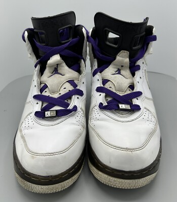 フィユ Nike Air Jordan Fusion 6 Varisty Purple 343064-104 White