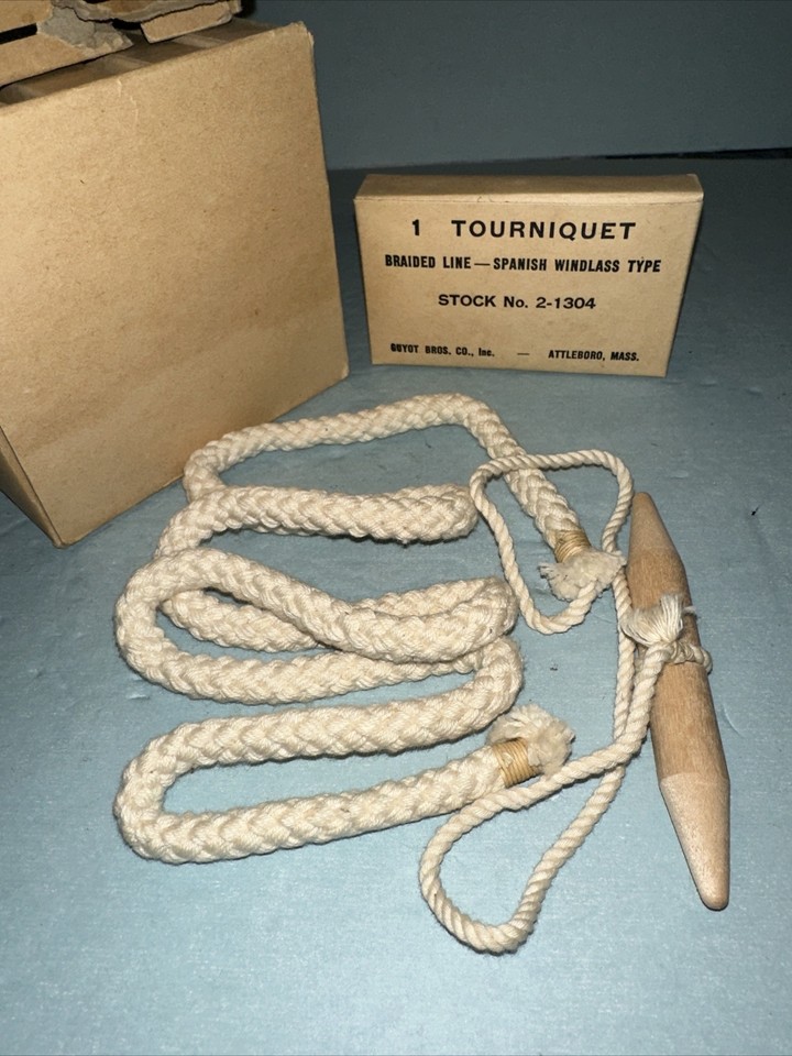 WWII Era US Army Medical Corps Spanish Windlass Type Tourniquet New Old