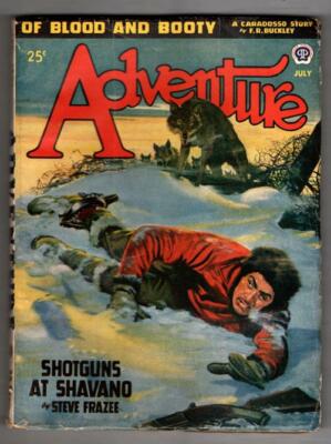 Adventure Jul 1947 Peter Stevens Cvr; Steve Frazee