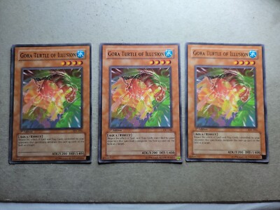 3x Gora Turtle of Illusion - IOC-066 - 1st Edition - YuGiOh-LP | eBay