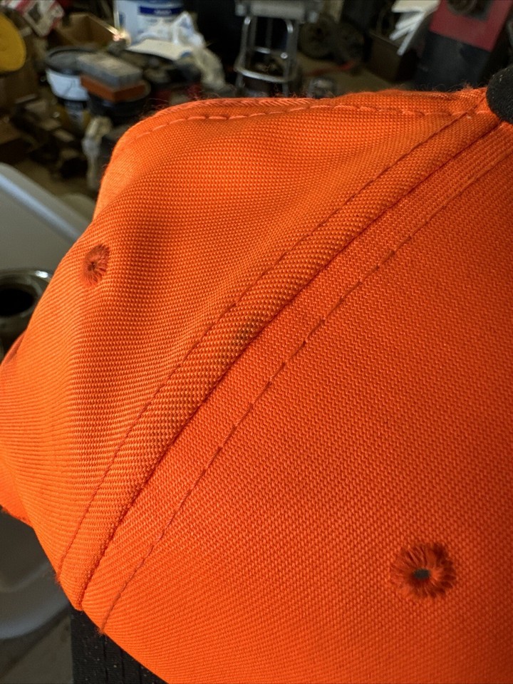 L&M Fleet Supply Blaze Orange Adjustable Hat eBay