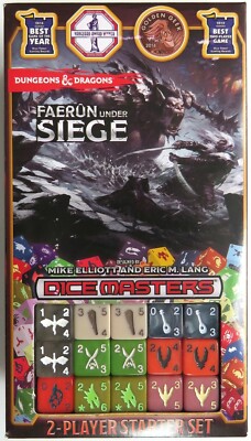 Faerun Under Siege 2-Player STARTER SET Dungeons & Dragons Dice Masters Pack D&D
