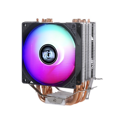 4Pin 12V PC LED Lüfter RGB Heat-pipes CPU Kühler Radiator für Intel 1151/1155 - Afbeelding 13 van 13