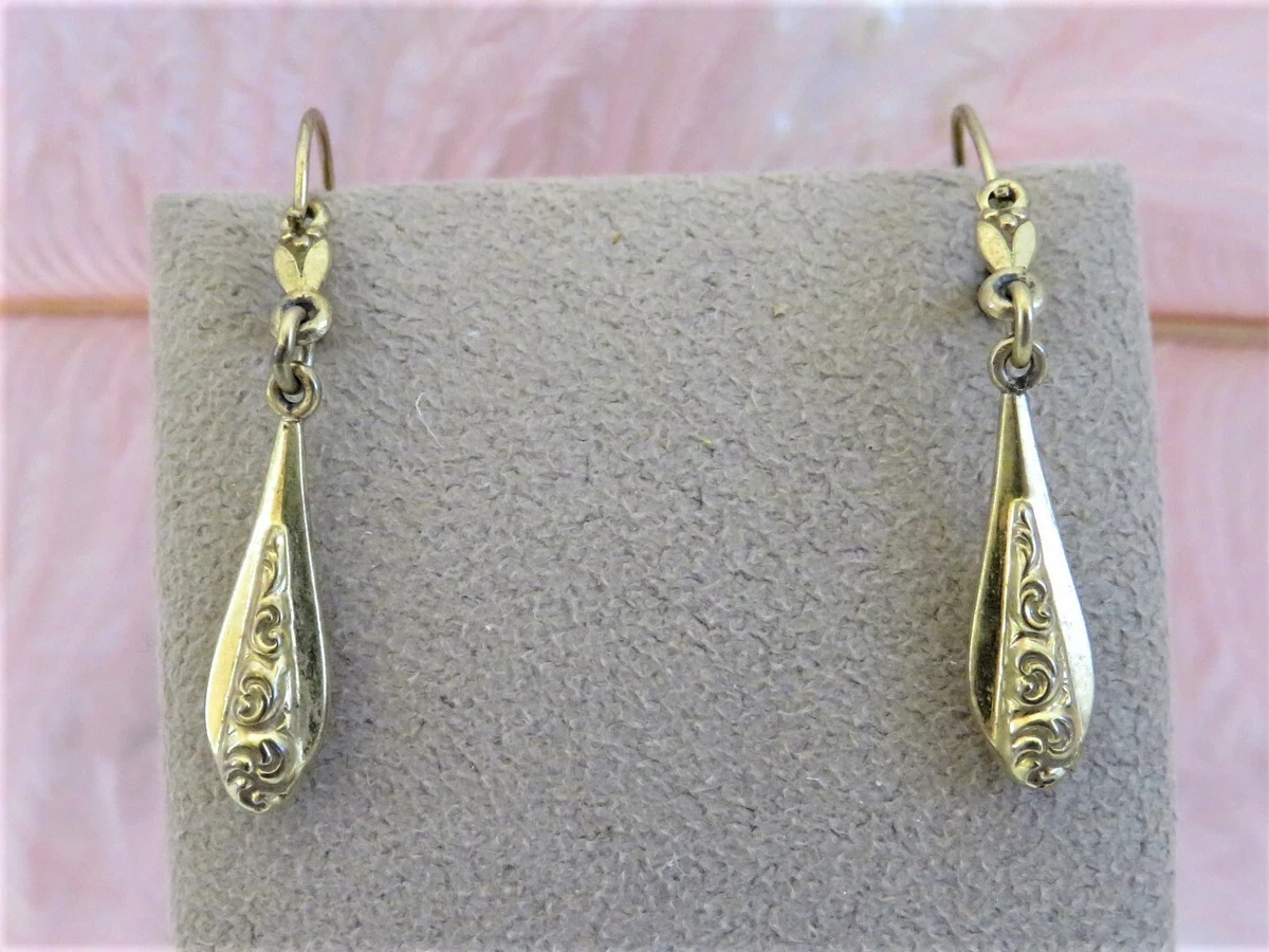 Yellow shop earrings ebay