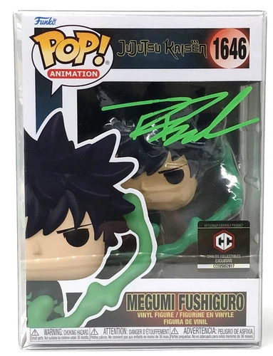 Funko Pop! Jujutsu Kaisen Chalice Megumi #1646 SIGNED by Robbie Daymond PSA
