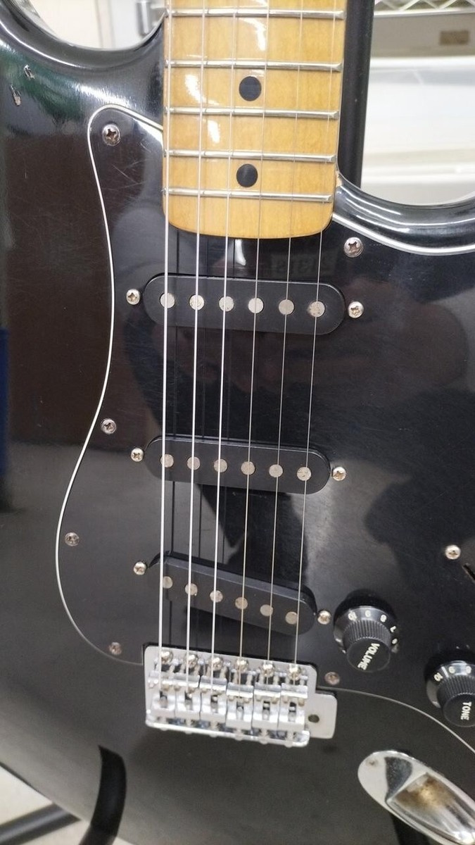 Tokai SS-38 Silver Star Black Made in Japan ST Type Solid Body