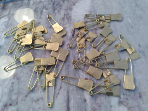 100  US MILITARY LAUNDRY MARKING PINS BRASS - Picture 1 of 2