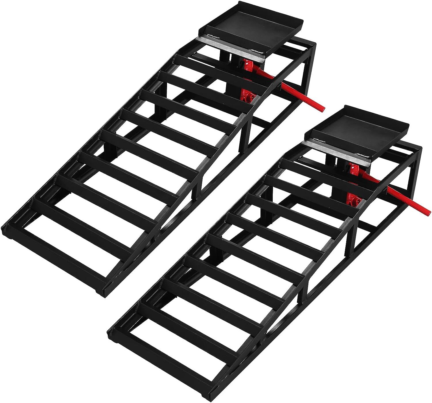 2 Pcs Auto Car Truck Service Ramps Lifts Hydraulic Lift 5 Ton Jack Heavy Duty eBay