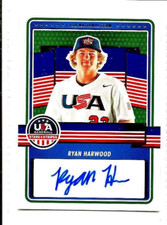 2023 Panini USA Stars & Stripes Ryan Harwood Auto Autograph #15U-RH