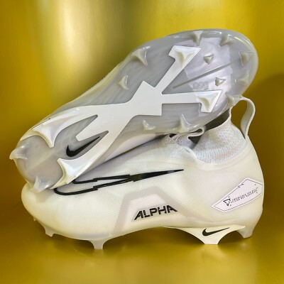 Nike Alpha Menace Elite 3 Mens 16 White Flyknit Football Cleats NEW DM1792-109 Nike Alpha Menace Elite 3 White Platinum Football Cleats  main image 3