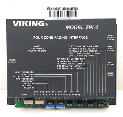 Viking Electronics ZPI-4 (SM) Vier-Zonen-Paging-Schnittstelle 261119C
