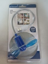 Dark Blue USB Personal Flexible Mini Cooling Fan by Principal USB 1.1/2.0 NEW