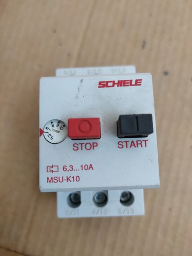 MSU-K10 SCHIELE MSU-K10 6.3-10A Motor Starter Circuit Breaker