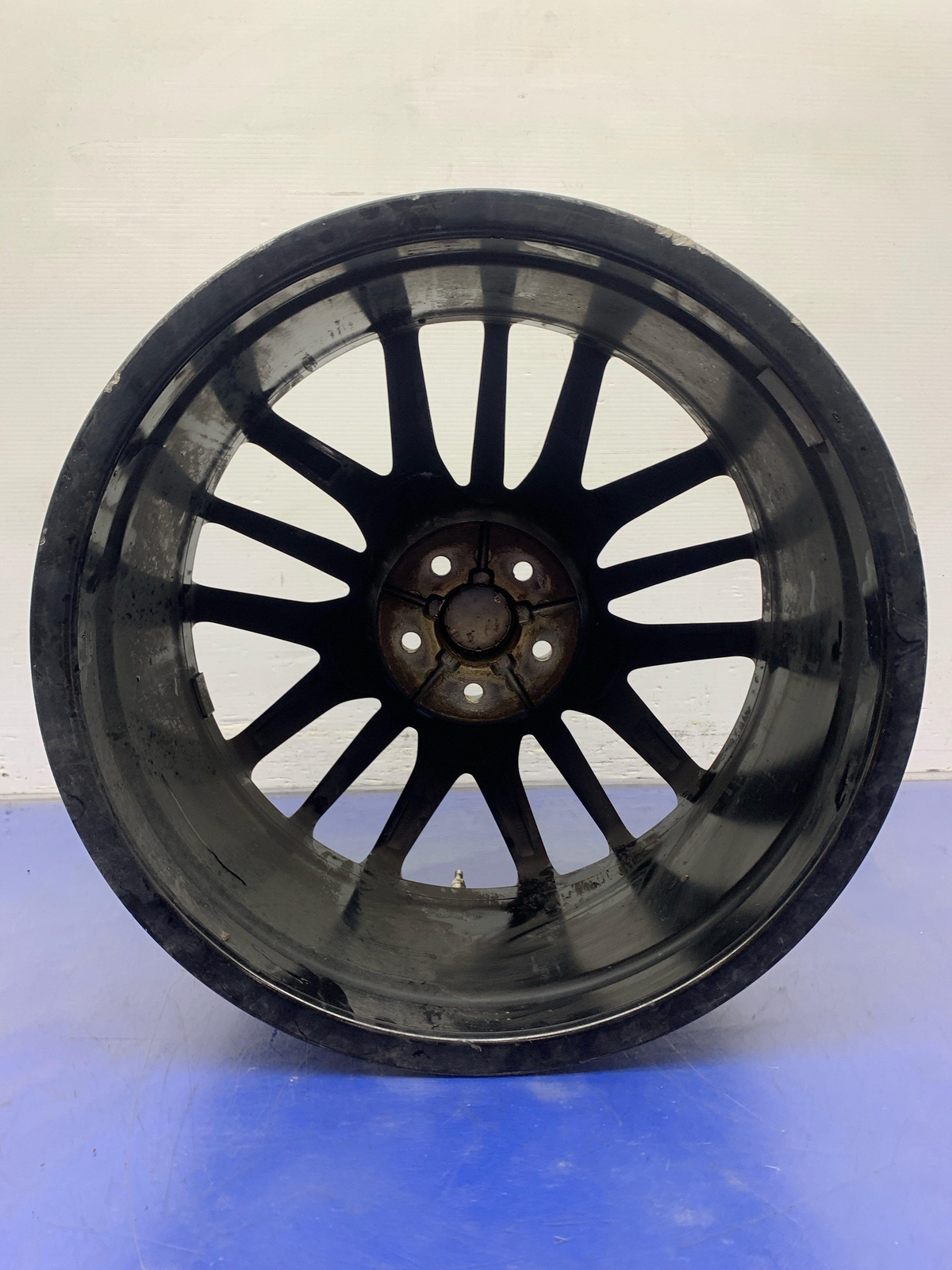 2017 - 2020 MASERATI LEVANTE M161 OEM 21X9 15 SPOKE BLACK WHEEL RIM *CURB RASH*