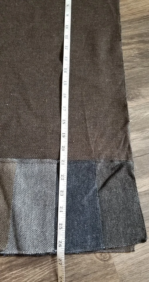 Clarence House Fabric Remnant Swatch Vettore Brown Linen Wool Nylon Craft Sewing - Image 3 of 4