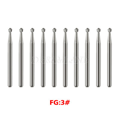 Fraises Dentaires FG Carbure De Tungstène Inverted Cone - Lot De 10, Neuves, Pour Pièce à Main