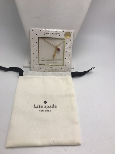 $58 Kate Spade gold tone birthstone 