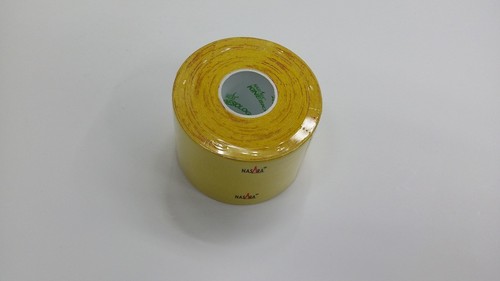 NASARA Kinesiology Tape ElasticTherapeutic Span Tex 2" X 20" sports 6Roll Yellow - Picture 3 of 4