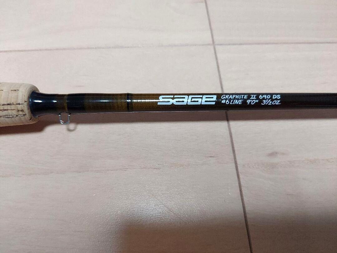 SAGE GRAPHITEⅡ 690DS Fly Rod /fishing /Rod/ Slightly SAGE GRAPHITEⅡ 690DS Fly Rod /fishing /Rod/ Slightly