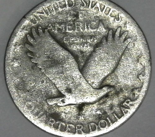 1927-P Standing Liberty Quarter Type 2 - Picture 2 of 2