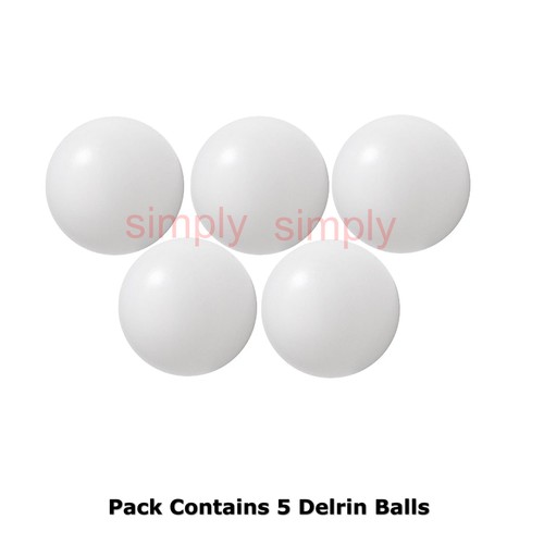 10mm Diameter Solid Delrin Polyoxymethylene (POM) / Celcon Plastic Balls