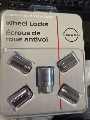 Genuine Nissan Wheel Locks - Chrome T99W2-A7020 2022-2025 FRONTIER