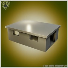 Kitchen Building Merville Battery Bunker 15mm 00 railway 1/100 1/76 1/84 FOW