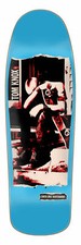 SANTA CRUZ TOM KNOX PUNK REISSUE OLD SCHOOL SKATEBOARD DECK - BLUE