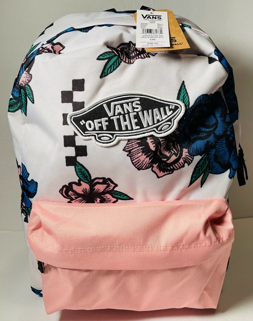 vans realm backpack black